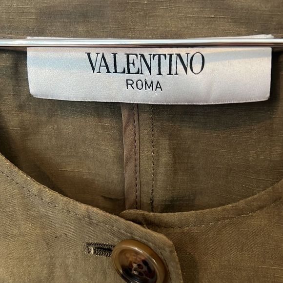 VALENTINO ROMA linen blazer coat - Picture 2 of 5